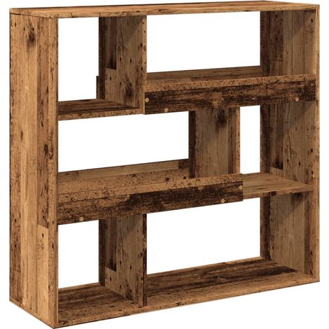 Maison Exclusive - Bücherregal/Raumteiler Altholz-Optik 100x33x94