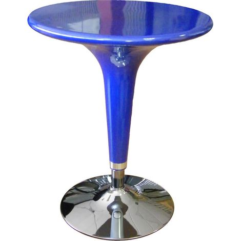 Tavolino da Bar in Abs Blu con Alzata a Gas Tosini Hc 170B