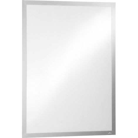 Durable Info-Rahmen Duraframe Poster A1, selbstklebender Plakatrahmen, UV-beständig, 1 Stück, silber, 505523 (1/5)