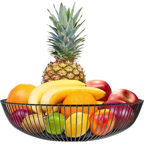 panier à fruits, en fil de fer, rond, panier à pain (1/5)