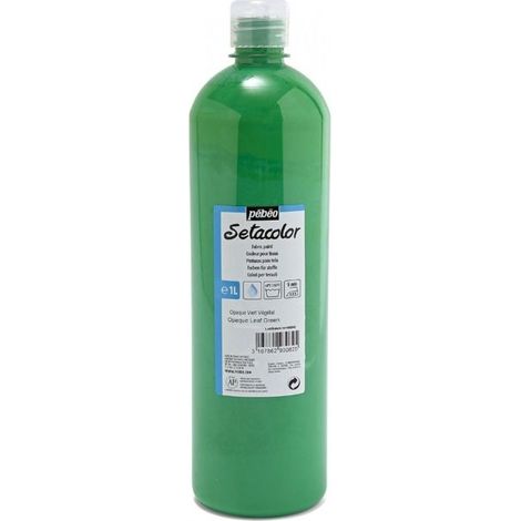 Pebeo - Peintures sur Textiles - Setacolor opaque 1 l vert vegetal - Effect: Mat (1/4)