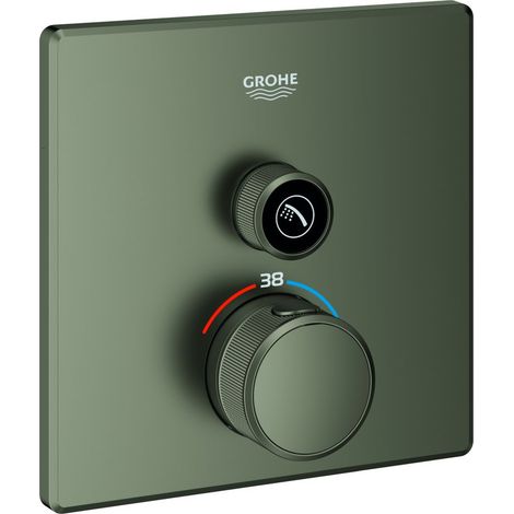 Thermostat Grohtherm SmartControl 29123 eckig FMS 1 ASV satin graphite (1/3)