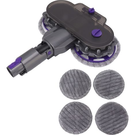 Tête de Vadrouille Electrique pour Dyson V15 V11 V10 V8 V7 Aspirateur avec 4 Vadrouille Lavable (1/5)
