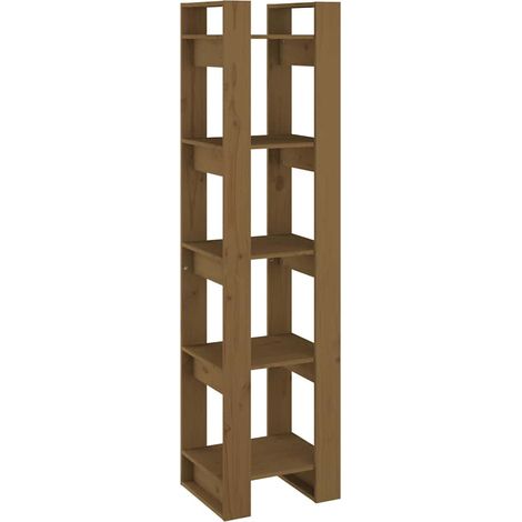 Maison Exclusive - Bücherregal/Raumteiler Honigbraun 41x35x160cm (1/5)