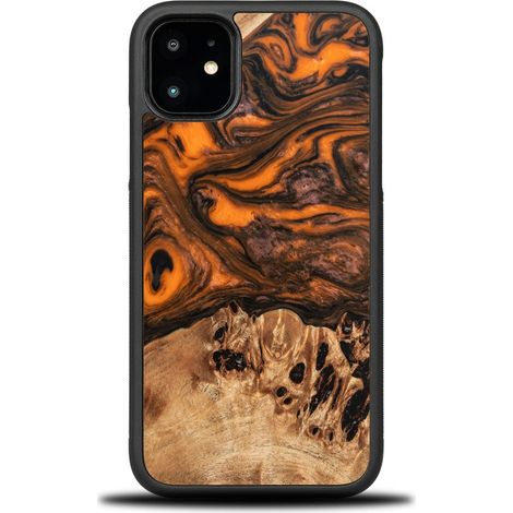 Bewood Einzigartige Hülle für iPhone 11 - Orange (1/4)