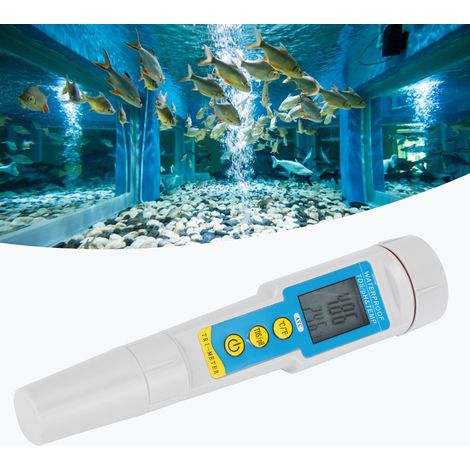 [Analizador de calidad del agua] PH-986 Dispositivo multifuncional y portátil 3 en 1 con medición de pH, TDS y temperatura para acuarios, piscinas e hidroponía. (1/5)