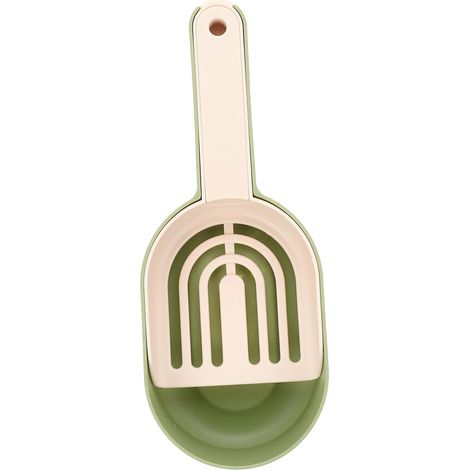 Set pelle plastique PP + couvercle nourriture, accessoire multifonction (1/4)