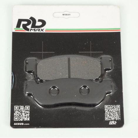 Plaquette de frein RB Max pour Moto Yamaha 125 TW 1998 à 2005 AV (1/3)