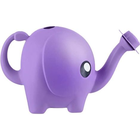 Arrosoir à fleurs dômestique en forme d'éléphant (violet)