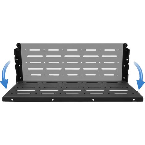 Tavolino per portellone posteriore, capacità di carico 34,01 kg, dimensioni 62,7431,243,81 cm, per Wrangler JK 2007-2017, design pieghevole, peso netto 4 kg (1/5)