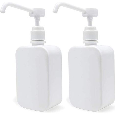 MINKUROW 500ml Bottiglia Di Sterilizzazione Bottiglia Di Disinfettante Per Le Mani Bottiglia Di Sapone Liquido, Dispenser Di Disinfettante Per Le Mani Liquido Riutilizzabile Per Bagno Cucina Ufficio-2 (1/5)