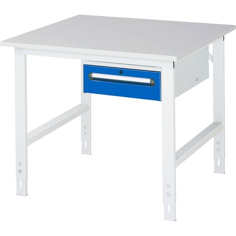 Rau Arbeitstisch Tom höhenverstellbar KM02, B1000xT1000xH760-1080mm, M-Platte-22mm (1/3)