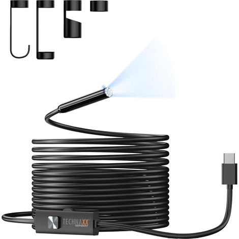Technaxx Endoskopkamera TX-386 USB-C mit Licht 500 cm (1/3)