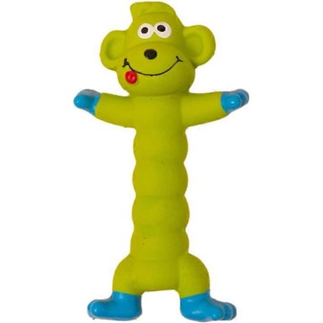 Os à mâcher pour chien, jouet en caoutchouc couineur pour chien, jouet en latex pour la poussée dentaire, jouet à mordiller (1/5)