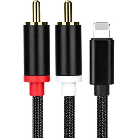Câble répartiteur USB L vers 2 Y pour connecteur audio, 2 mètres (1/5)