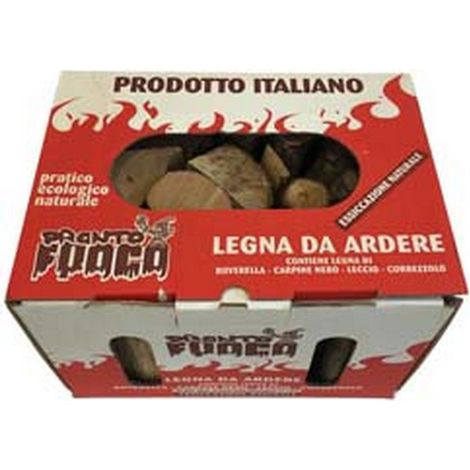LEGNA DA ARDERE SPACCATA IN SCATOLA - 26 DECIMETRI CUBICI