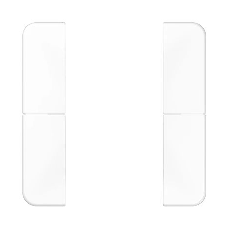 Jung Juego de pulsador, F50, termoplástico, serie CD, blanco alpino CD 502 TSA WW