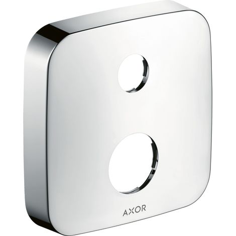 hansgrohe AXOR roseta de extensión, softsquare, 2 agujeros,