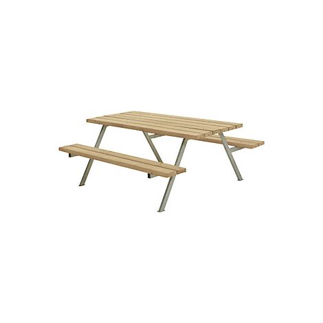 kaiserkraft Set di tavolo e panche senza schienale per 6 (1/3)