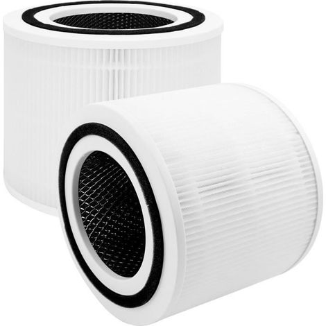 Lot de 2 Filtre Purificateur d'air pour LEVOIT Core 200S, H13 HEPA Filtre de Remplacement pour Purificateur d'air LEVOIT Core 200S (1/5)