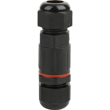 IP68 Wasserdichter Kabelverbinder, gerade, 3-adrig, für den Außenbereich (1/5)