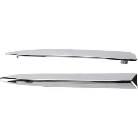 Garniture chromée de moulage supérieur de pare-chocs avant FIAT 500 2007-2015 Matériau ABS robuste Ajustement parfait selon spécifications d'origine - 735455041 (1/5)