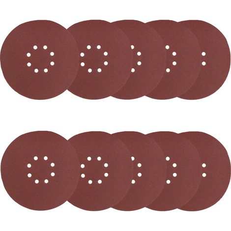 Schleifscheibe 225mm P80 10x Klett Schleifscheiben Stahl Metall Kunststoff Holz (1/2)