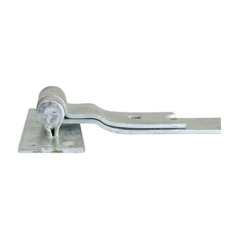 TIMCO Cranked Band & Hook On Plates Hinges Hot Dipped Galvanised - 250mm