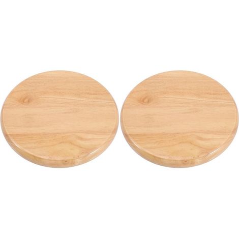 Siège De Remplacement pour Tabouret Rond Assise Tabouret Bar en Bois Kit De 2 Pièces 11.61 Pouces pour De Bar Chaise De Restaurant Hôtel Mariage Bureau (1/5)