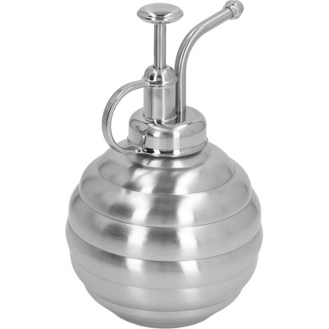 Vaporisateur pour plantes 400 ml en acier inoxydable avec pompe intégrée, idéal pour les plantes d'intérieur, les plantes grasses et les plantes de jardin (couleur argent). (1/5)