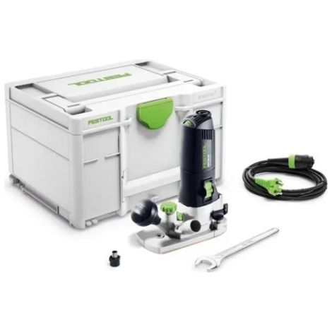 Affleureuse Festool MFK 700 EQ-Plus – Puissance 720W – Ø fraise max. 32mm – Réglage de profondeur 1/10mm – Aspiration intégrée