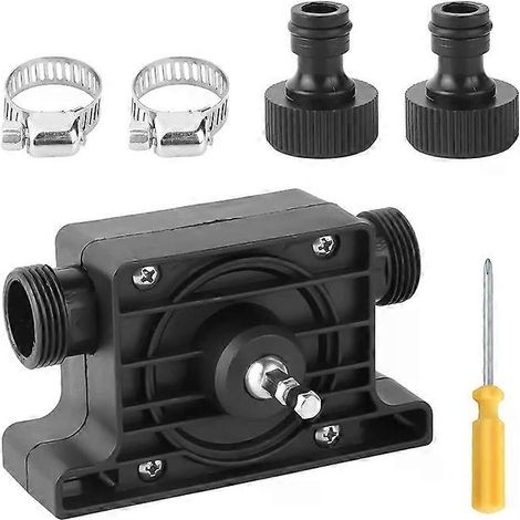 Pompe à perceuse sans fil avec tournevis, pompe à perceuse portable, compatible avec les perceuses électriques portatives pour le pompage de l'eau (1/5)