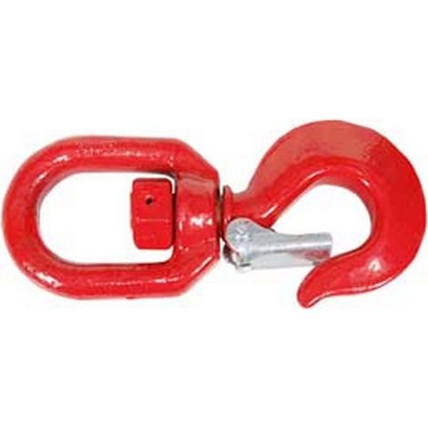 1PZ GANCI SOLLEVAMENTO GIREVOLI CON FERMO DI SICUREZZA PESANTE - portata Kg.1000 - apertura mm.20