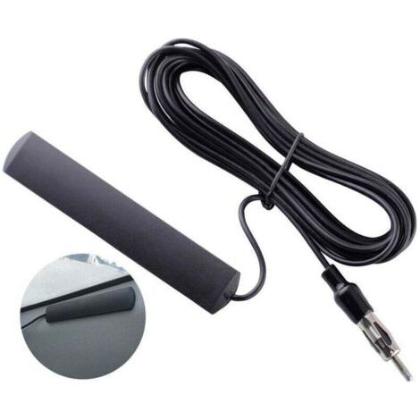 BUNTHAUS Auto-FM-Antenne, Windschutzscheibenantenne, versteckte Radioantenne, Autoradioantenne, LKW-Audio, andere Autoteile