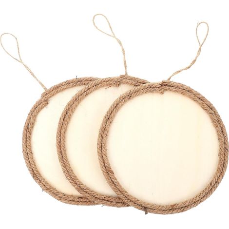 Lot de 3 Cadres Photo en Bois Naturel Beige, Cadres D'art Pratiques pour Garçon et Filles, Développant la Créativité, Décoration Murale pour Chambre D'garçon et Filles (1/5)