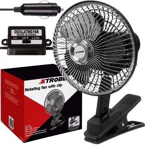 Ventilateur rotatif avec clip Xtrobb 23194 (1/3)