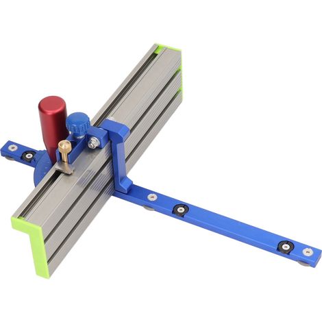Guide de guidage coulissant pour scie à table, système d'angle, poignée de poussée, bloc de butée, ensemble de pousse-bois avec accessoires, pour travaux de menuiserie précise, kit complet. (1/5)