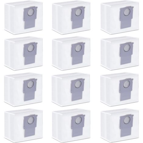 Accessoires pour robot aspirateur Roborock S8, S7, Q5, Q7, Q8 et G10S : sac à poussière épais (x12) (1/5)