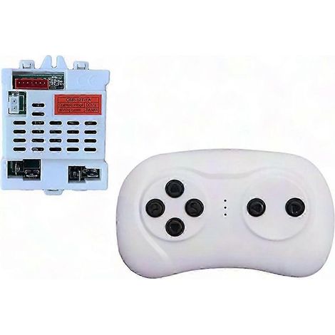 Compatible avec le kit de télécommande Bluetooth 2,4 GHz pour voiture électrique enfant CSR12T1A 12, comprenant le récepteur et le boîtier de commande. (1/5)
