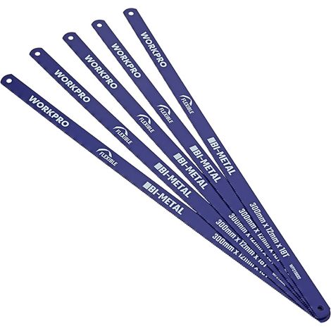 Lama per sega Workpro bimetallica 300 mm 18 denti pollice (1/5)