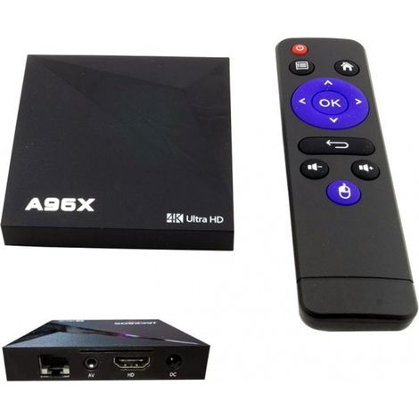 Android 7.1 A96x Tv 4k Ram Quad-core Cortex-a53 Smart 3 Usb Hdmi Rj45 Sd