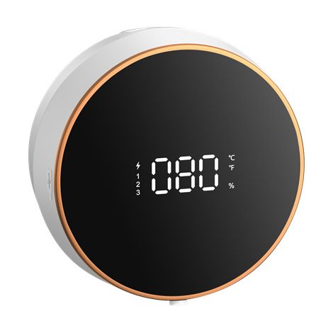 Distributeur de savon automatique, produit intelligemment une mousse riche, livré avec un câble de chargement (blanc). (1/5)