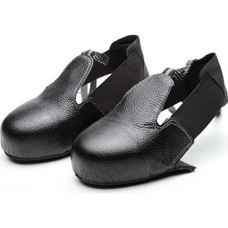 Chaussures de sécurité pour lieu de travail - Couverture anti-écrasement portable - Légère - Embout en acier - Couvre-chaussures réutilisables - Résistantes - Réutilisables (1/5)