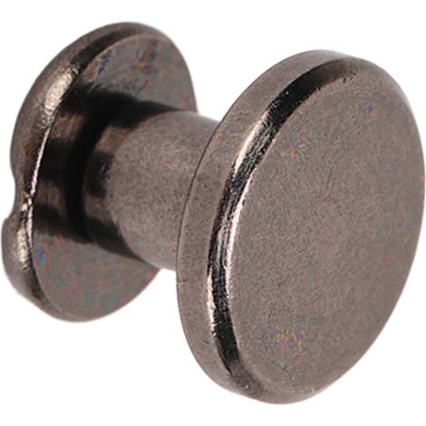 200 ensembles à vendre : rivets en cuir 96,5 mm à faire soi-même, vis, vis d'accouplement, albums photo, surface incurvée en laiton, clous de registre, couleur canon de fusil. (1/5)