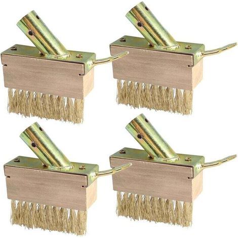 Ensemble de 4 brosses à mauvaises herbes, brosses à mauvaises herbes de remplacement pour le pavage de terrasse extérieure (1/5)