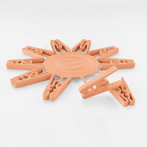 Mollette da bucato in plastica riciclata 20 pezzi Peggy (1/3)