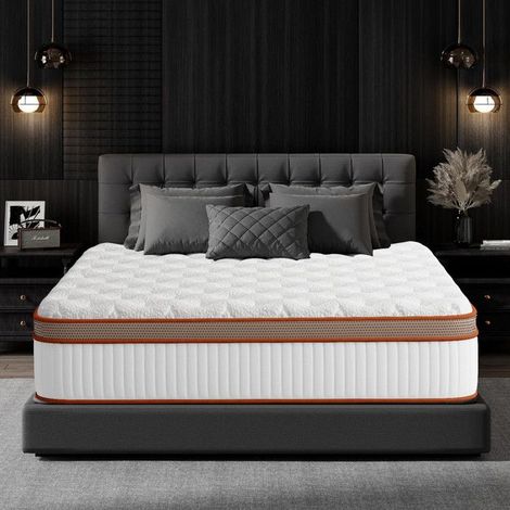 Matelas 140x200 - YIDATONG - Mémoire de Forme Gel - 28 cm - 8 Zones de Confort - Ressorts Ensachés