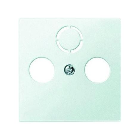 Merten Abdeckung Sat/TV Serie M polarweiß matt 297519 (1/5)