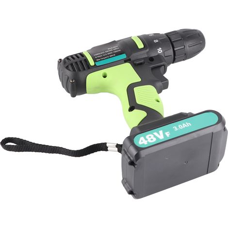 Perceuse pistolet visseuse électrique sans fil 21V 3.0Ah lithium-ion rechargeable 2 batteries (1/5)