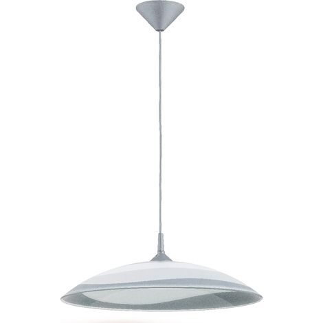 Suspension Alfa Tawolo métal motif chrome Ø47 E27 15W (1/3)
